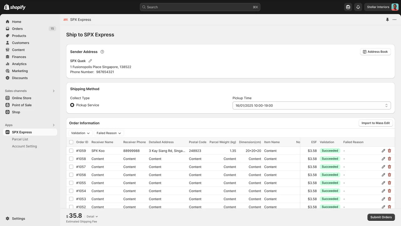 Cek resi SPX real-time